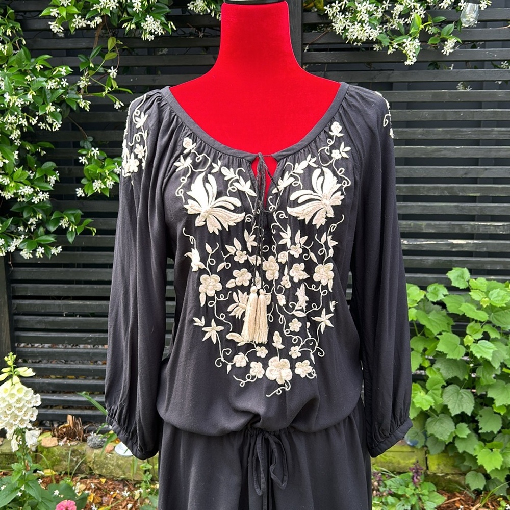 Lucky Brand Peasant Dress M